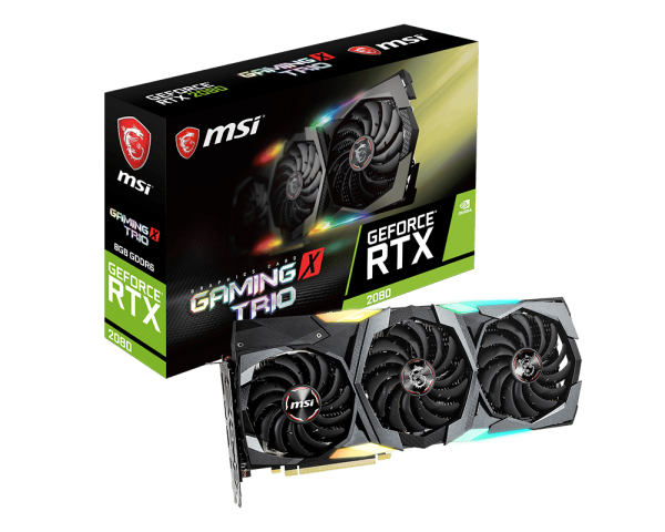 VGA MSI NVIDIA&#174; GeForce&#174; RTX 2080 GAMING X TRIO with 8GB GDDR6 (RTX 2080 GAMING X TRIO) _1118KT